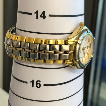 Reloj Anne Klein Ii Mujer Dial Blanco Two Tone 2001 Leer