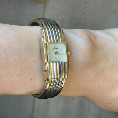 Reloj Jacmor Mujer Máquina Suiza Eta Años 90s Brazalete Único