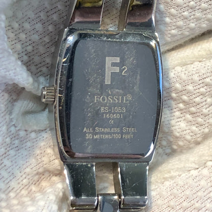 Reloj Fossil Mujer 2001 Caja Tonneau Sunburst Vertical