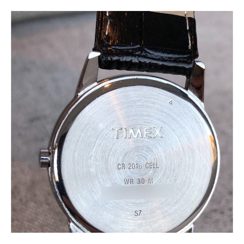 Reloj Timex Vintage Indiglo Hombre Luz En La Esfera