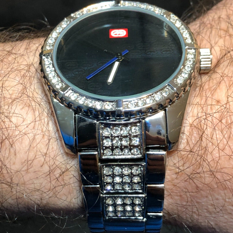 Reloj Marc Ecko Iced Out Hombre Mediados Años 2mil Único En Chile