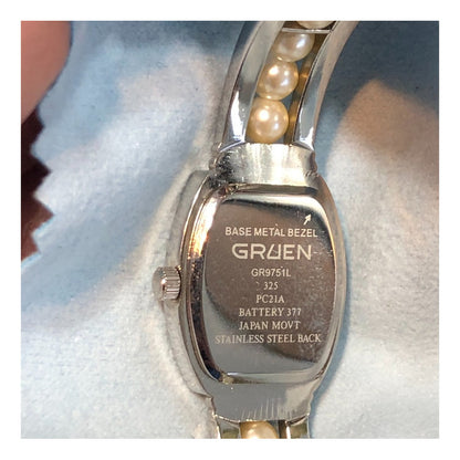 Reloj Gruen Mujer Dial Madreperla Neovintage Inicios De 2000