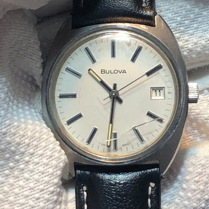 Reloj Bulova Hombre 1970 Suizo Cuerda Manual Leer Detalle