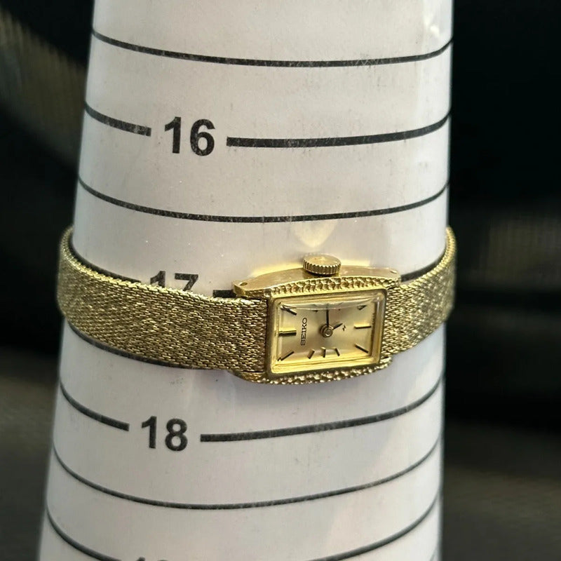 Reloj Seiko Mujer Mecánico Año 1967 Diseño Joya Integrado