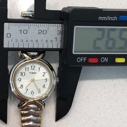 Reloj Timex Mujer Año 2014 Bicolor Correa Expansible 25mm
