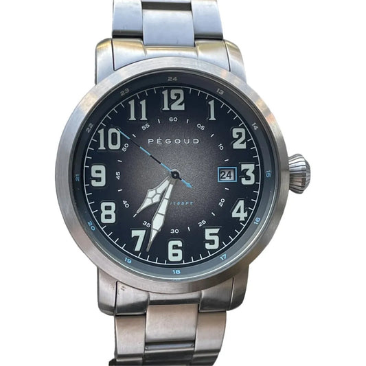 Reloj Pégoud Aviador Francés Hombre 44mm Dial Degradé 2000´s Escaso