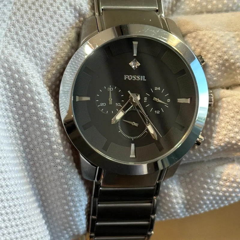 Reloj Fossil Flynn FS4530 Nuevo Hombre Diamond Año 2013 Descontinuado 48mm