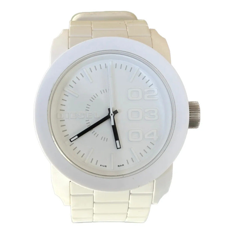 Reloj Diesel Hombre Blanco Año 2011 Only Brave 44mm