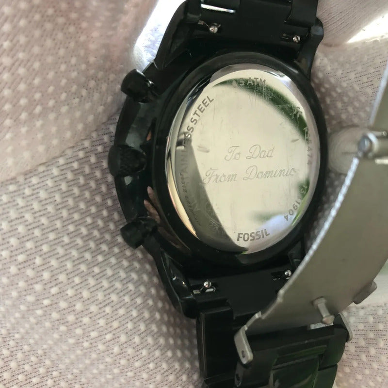 Reloj Fossil Hombre Año2017 Cronógrafo Fs5474 Impecable 44mm