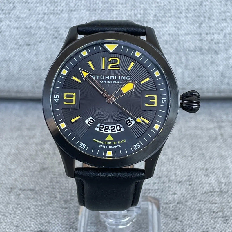 Reloj Stührling Hombre Cuarzo Años 2010s Xl 50mm Técnico