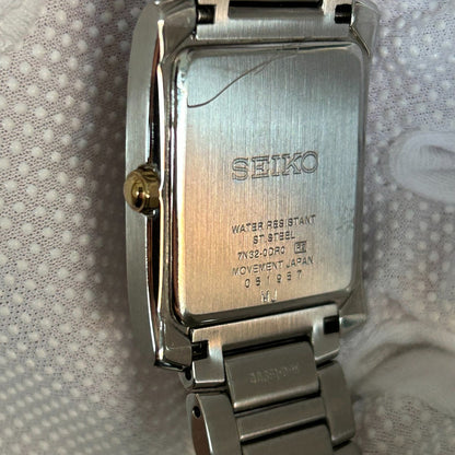 Reloj Seiko Hombre 2010 Rectangular Dorado/gris Único