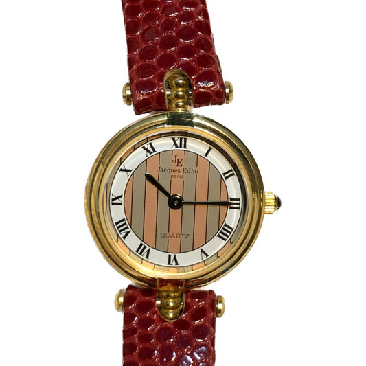 Reloj Jacques Edho Paris Años 80s Vintage Chapado Oro18k