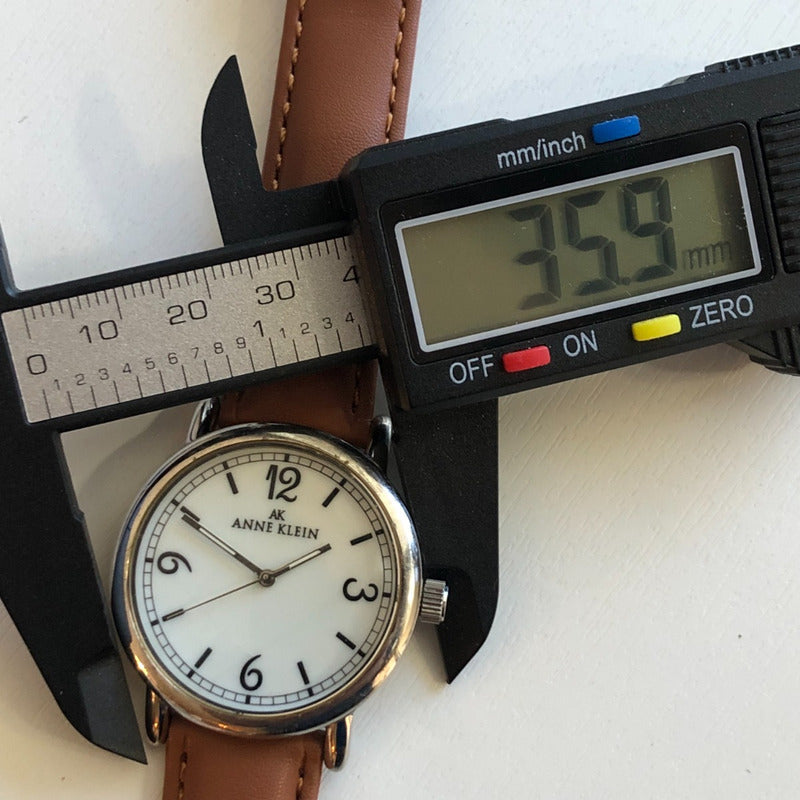 Reloj Anne Klein Nácar Mujer Año 2003 Transition Line Escaso