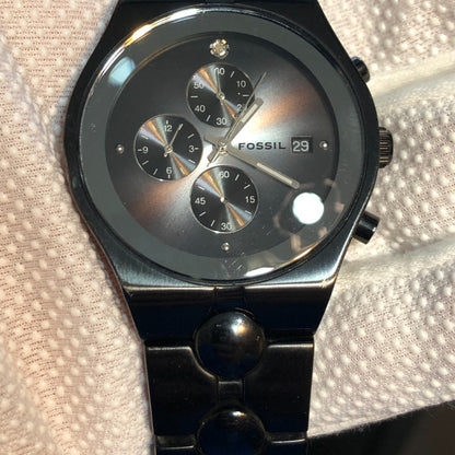Reloj Fossil Arkitekt Hombre Año 2012 Negro Diamante