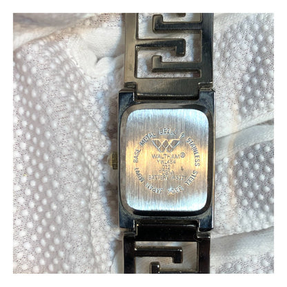 Reloj Waltham Bicolor Mujer Fines 90s Pulsera Greca Original