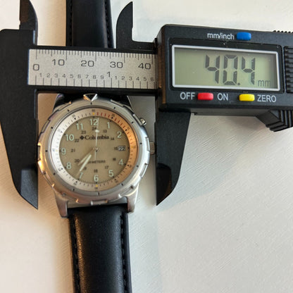 Reloj Columbia Hombre 2003 Acero 100m Agujas Lumen Raro