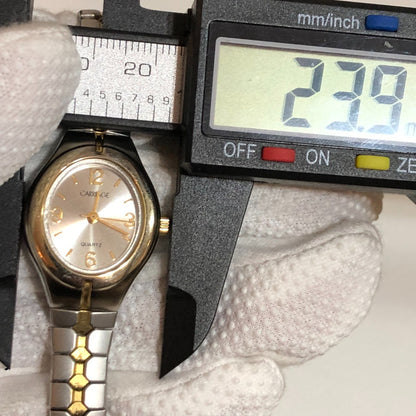 Reloj Carriage By Timex Mujer 2002 Quartz Oval Two Tone Leer