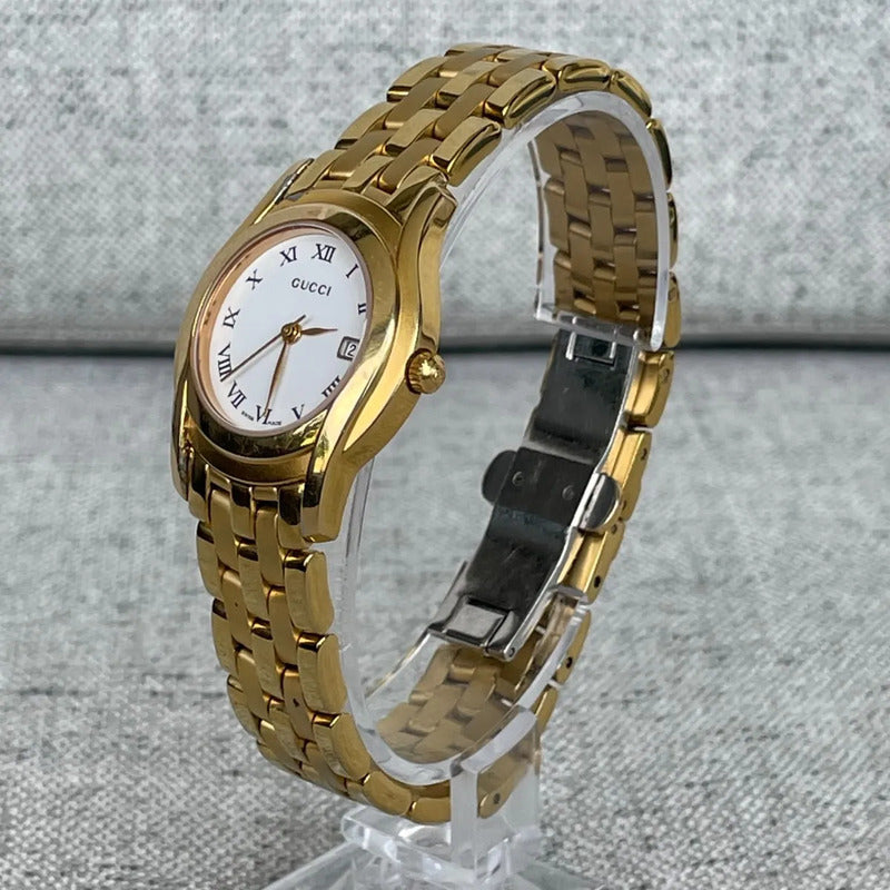 Reloj Gucci Mujer Clásico 90s Zafiro Suizo Funciona Perfecto