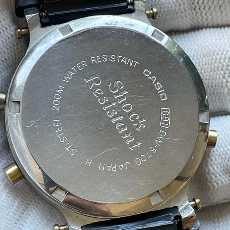 Reloj Casio Dw-5700 Hombre 1989 Primera Era G-shock Muy Escaso