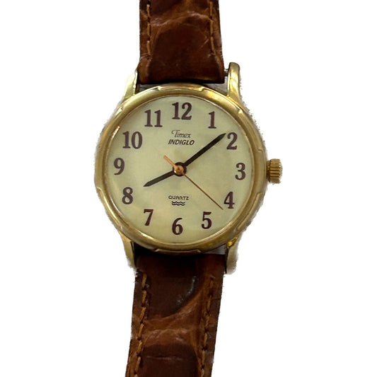 Reloj Timex Mujer Vintage 1997 Luz En Dial Pulsera Original