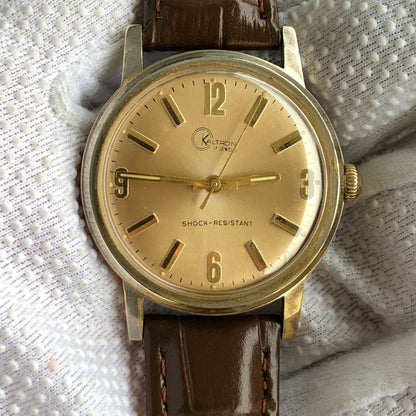 Reloj Kaltron Hombre Mecánico Vintage 1962 Suizo 21 Joyas