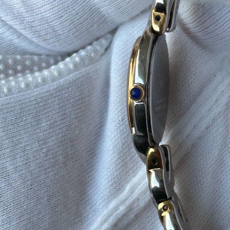 Reloj Seiko Mujer 1992 Oval Bicolor Pulsera Joya Integrada