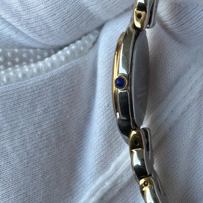 Reloj Seiko Mujer 1992 Oval Bicolor Pulsera Joya Integrada