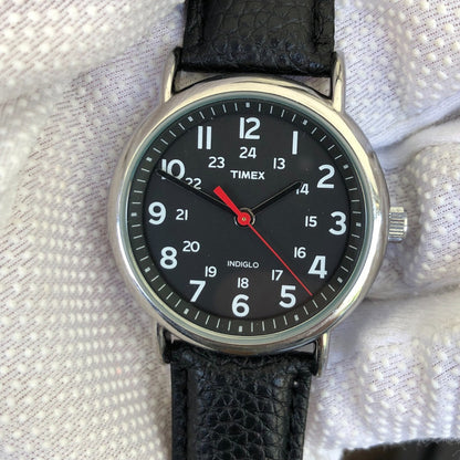 Reloj Timex Hombre 2011 Indiglo 40mm Dial Negro Weekender