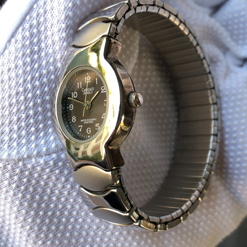 Reloj Timex Mujer Vintage 1998 Carriage Indiglo Expandible