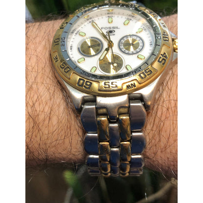 Reloj Fossil Hombre Vintage Fines 90s Línea Blue