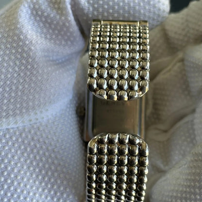 Reloj Geneva Mujer Años 2000 Dial Nacarado Pulsera Joya