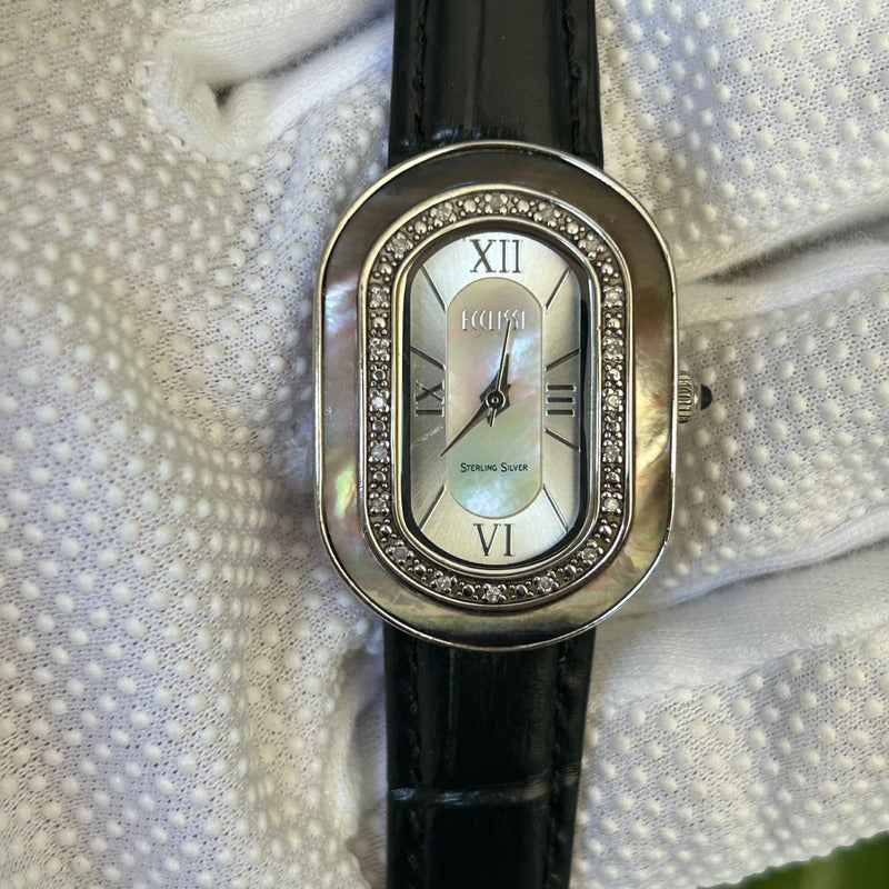 Reloj De Plata 925 Ecclissi Mujer Año 2007 Auténtica Joya