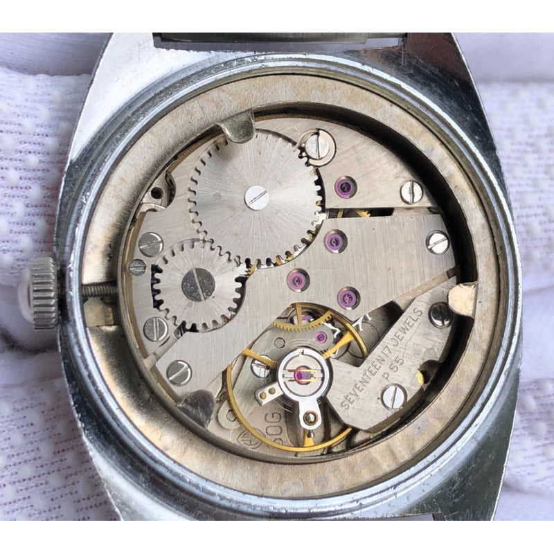 Reloj Princeton Hombre Vintage 1968 Mecánico Con Calendario