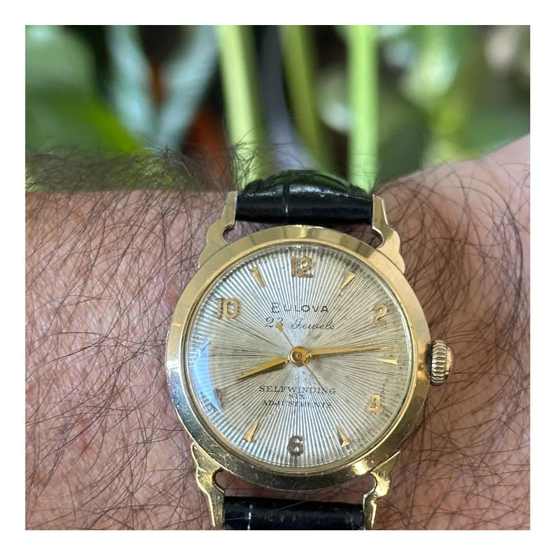 Bulova Automático Hombre 23 Joyas Vintage Año 1955 Escaso 33mm
