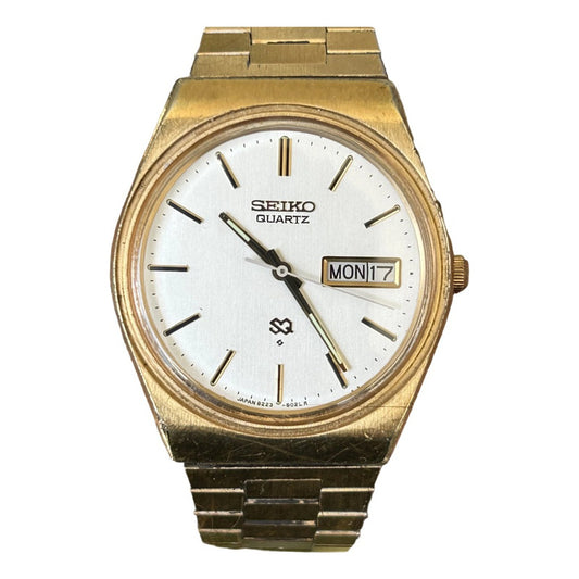 Reloj Seiko Hombre Vintage Año 1980 Quartz Día-fecha