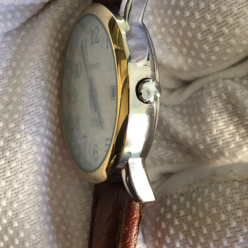 Reloj Timex Clásico Indiglo Hombre Año 2009 Fecha Correa Original
