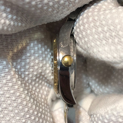 Reloj Timex Mujer Año 2009 Bisel Dorado Acero Two Tone