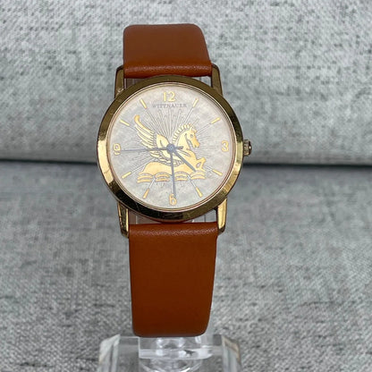 Reloj Wittnauer Hombre Año 1994 Pegasus Dorado Compacto