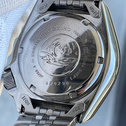 Reloj Seiko Hombre Año 1994 Diver Automático 7002 Azul/negro