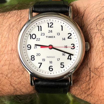 Reloj Timex Hombre 2018 Diseño Militar Indiglo Descontinuado