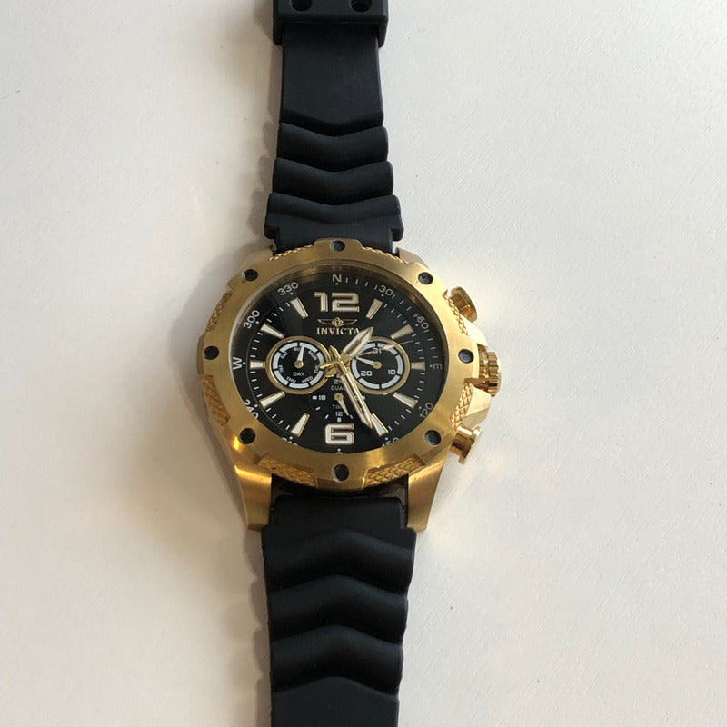 Reloj Invicta I-force Hombre Año 2013 Dorado 50mm Trinite