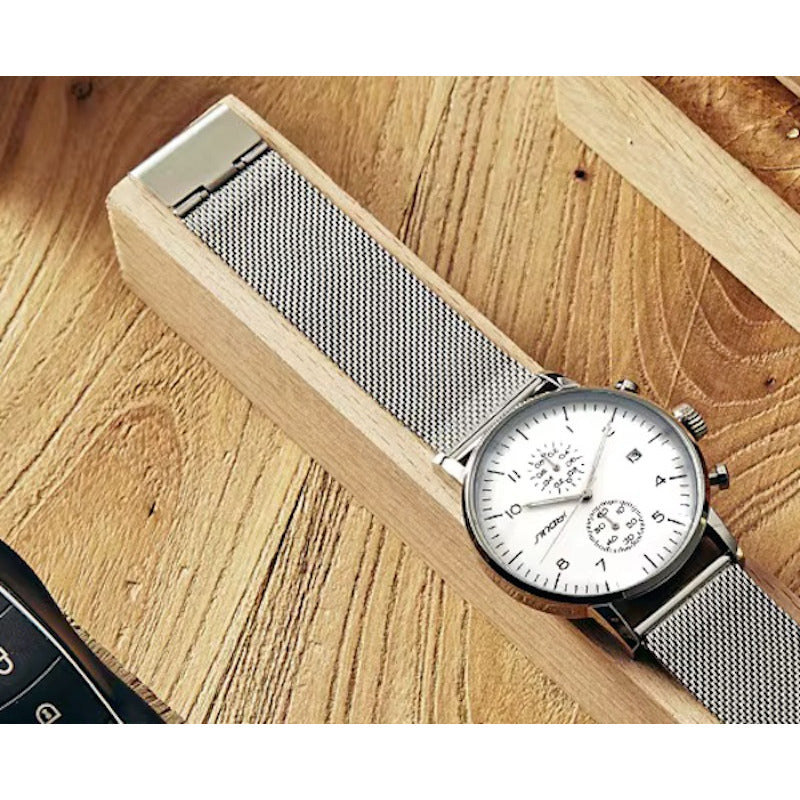 Reloj Sinobi Pulsera Acero Inoxidable Hombre