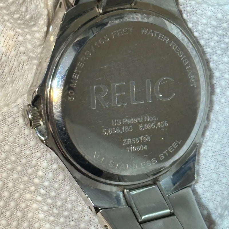 Relic By Fossil Hombre 2004 Pop-art Dial Animado Muy Escaso