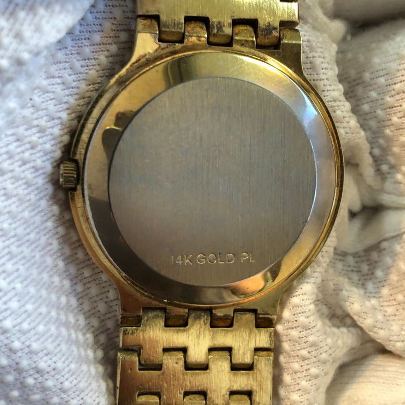 Reloj Cadillac GM Mujer Vintage 1997 Chapado Oro14k Original