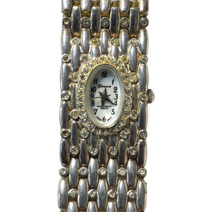 Reloj Geneva Mujer Años 90´s Brazalete Joya Incrustado
