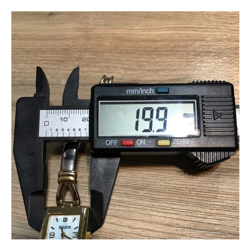 Reloj Fino Gruen Mujer Madreperla Diamantes Vintage Años 90s