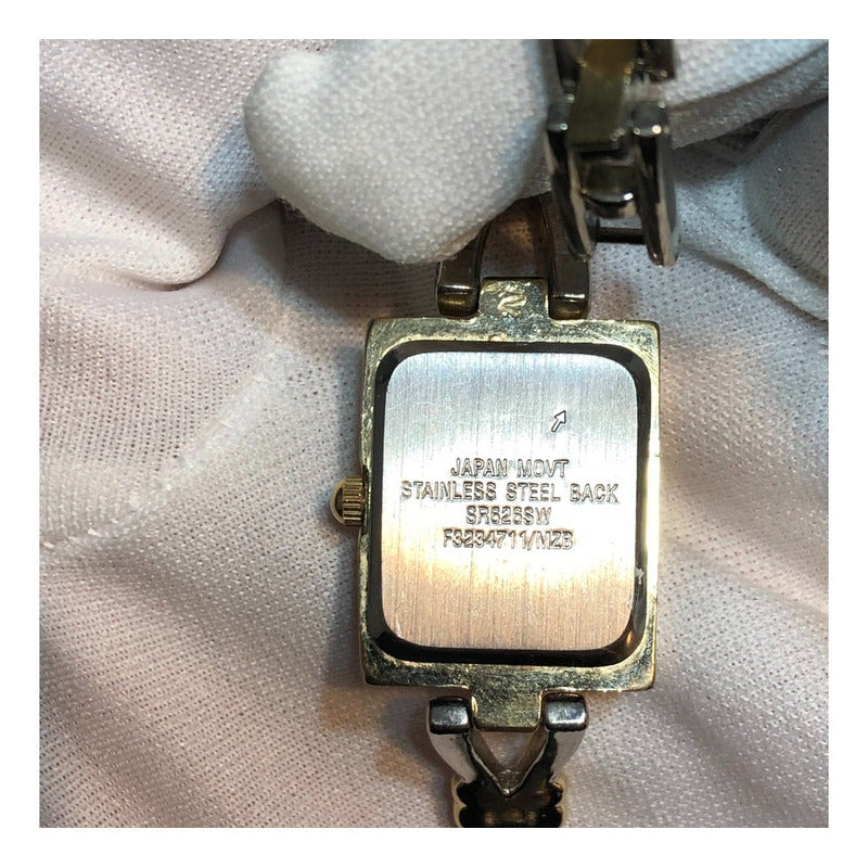 Reloj Fino Gruen Mujer Madreperla Diamantes Vintage Años 90s