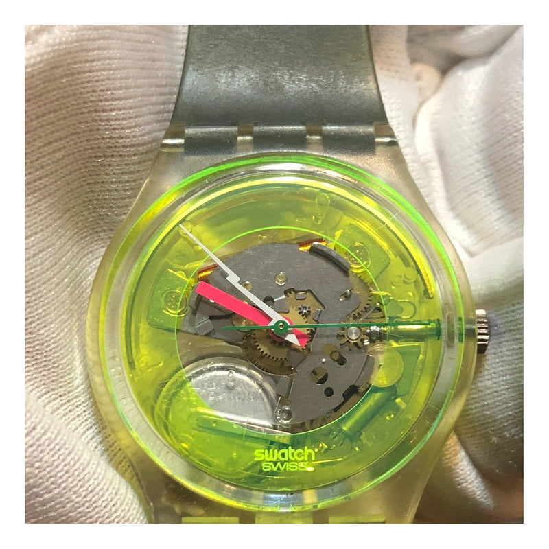 Swatch Techno Sphere Gk101 (1985)  Único Verde Techno-jelly