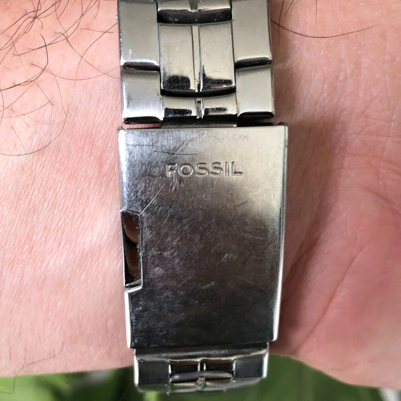 Reloj Fossil Hombre 2012 Dial Degradé Acero Descontinuado