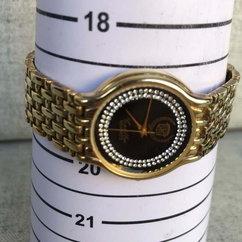 Reloj Cadillac GM Mujer Vintage 1997 Chapado Oro14k Original